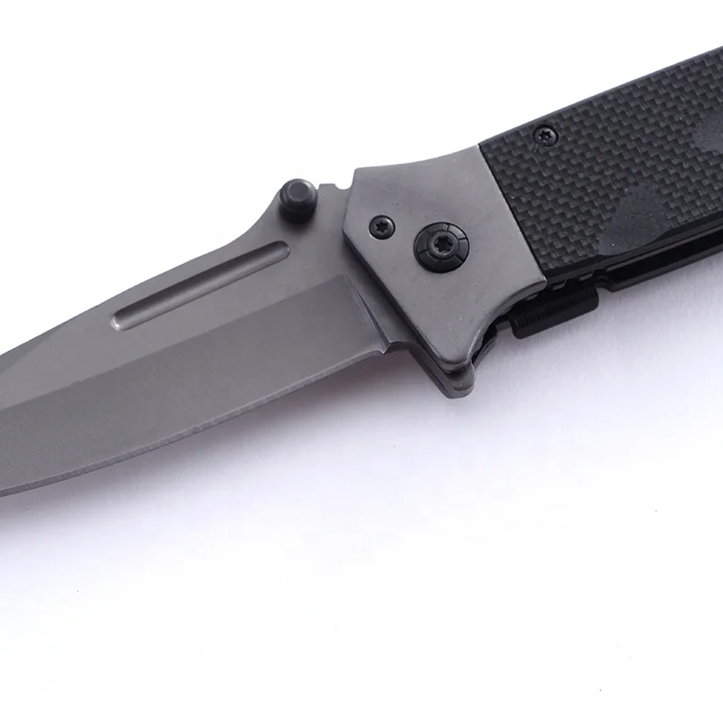 New Arrival Hand Tools black titanium coated Pocket Knife Outdoor Knife