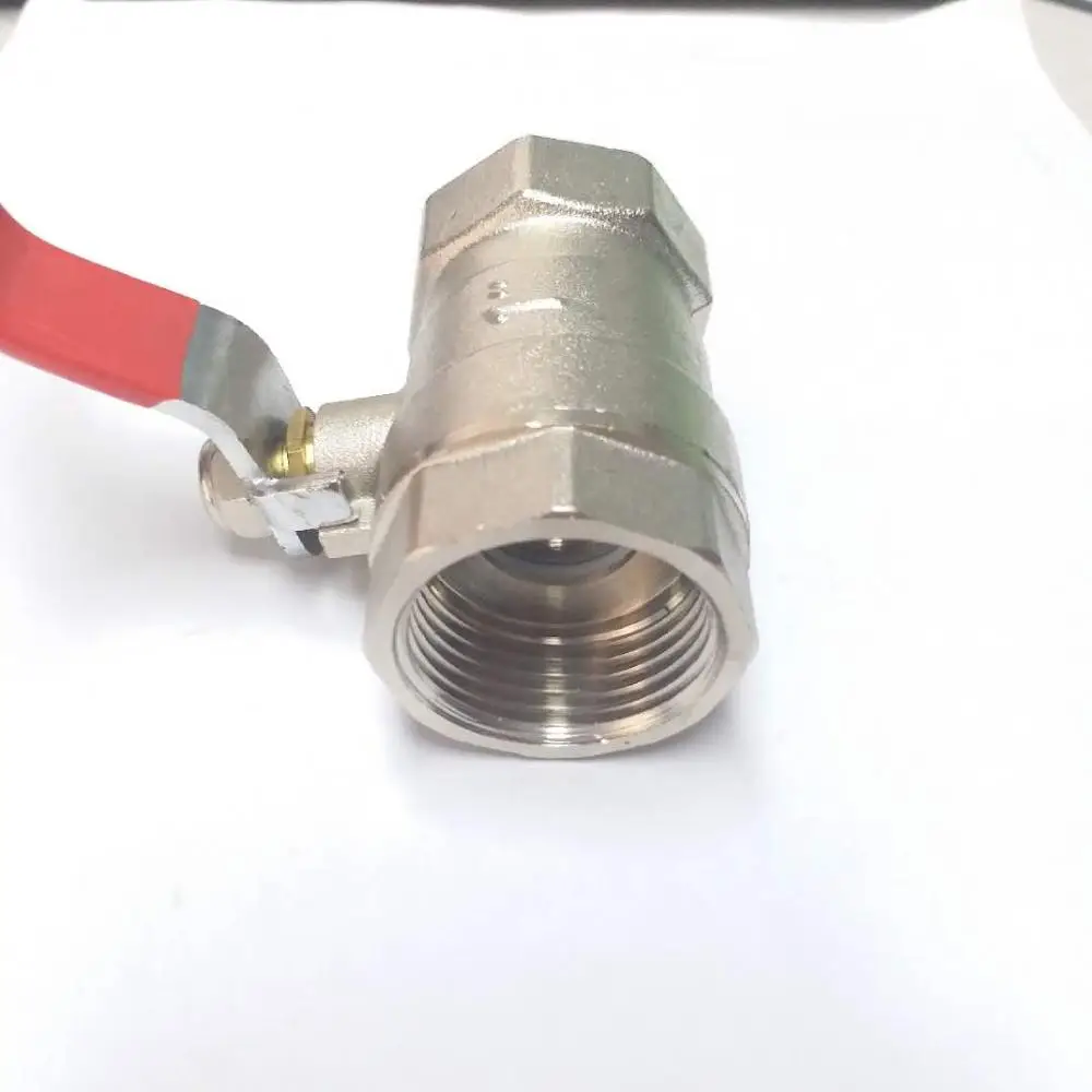 High quality  female thread Brass Ball Valve  for water and gas systems with long handle
