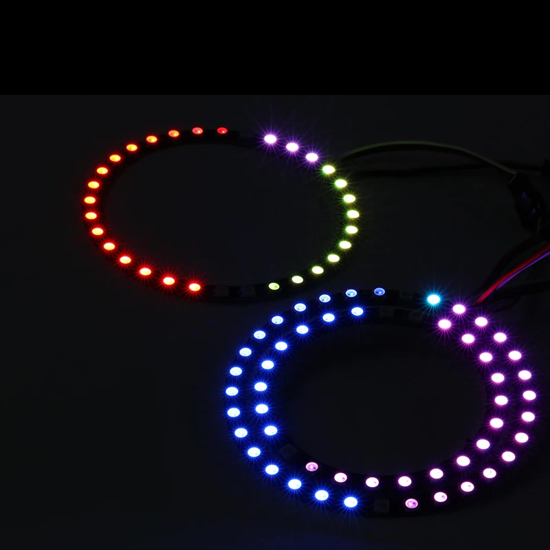 32 24 16x SK6812 5050 WS2812B RGB Светодиодное кольцо
