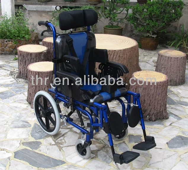THR-CW958L Brain Paralysis Children Wheelchair