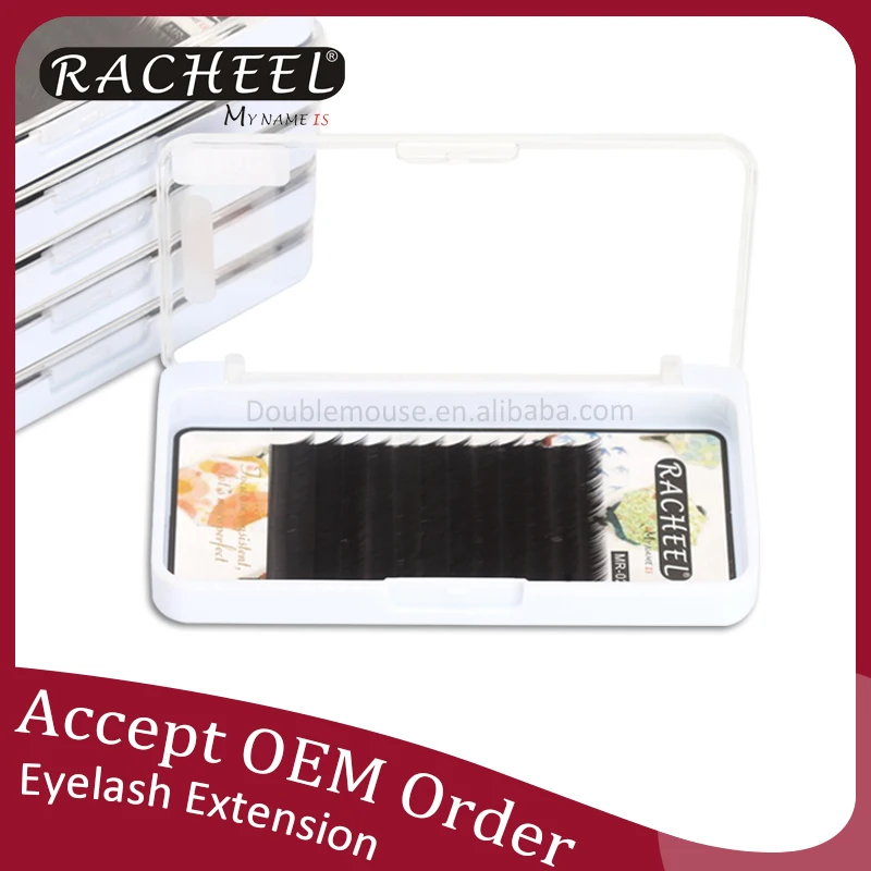 RACHEEL official grafted eyelash 12 rows of single 0.15J fiber hair 8-13mm planting eyelash manufacturers wholesale