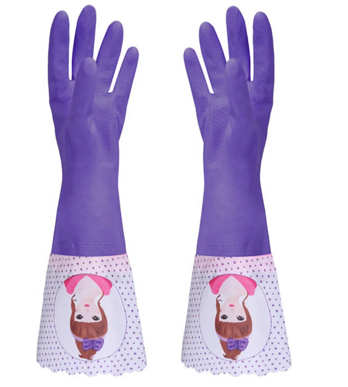 GC2008 Long Rubber gloves for car cleaning