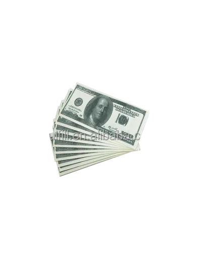 Wholesale party supplies 33x33cm 1/4 fold napkin, printed fake moneyfor Uk .US