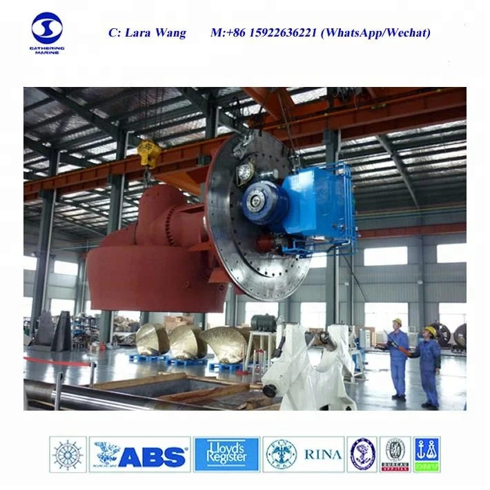 Marine Boat Propulsion System Rudder Propeller Deck Installation Azimuth Thrusters