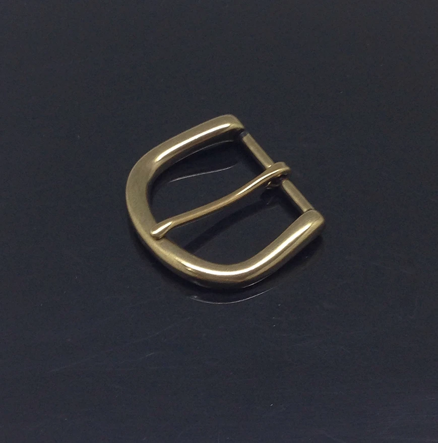 New 2021  40MM single pin buckle Half-round buckle antique brass finish zinc alloy belt buckle