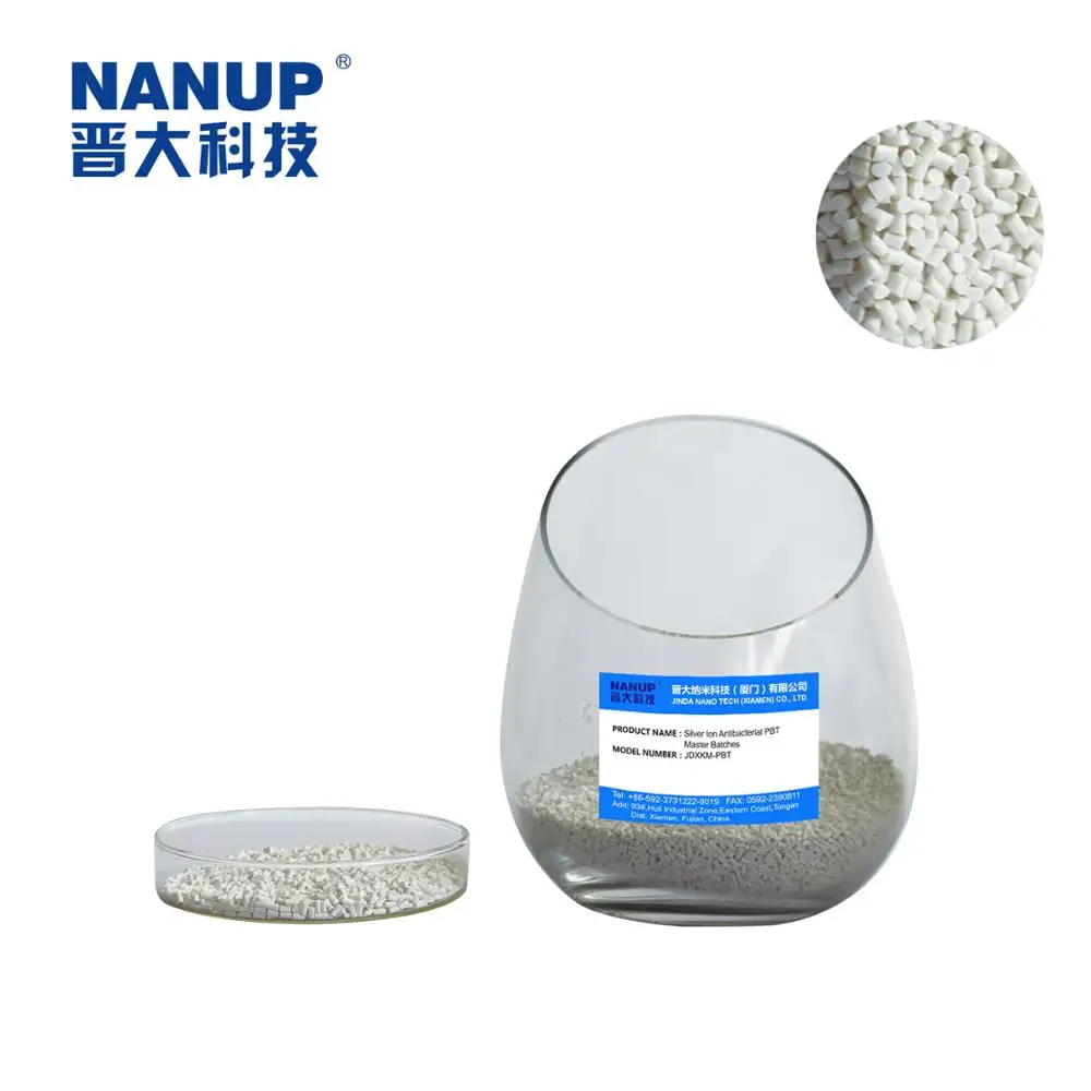 
Silver ion functional masterbatch PBT granules polypropylene antibacterial masterbatch 