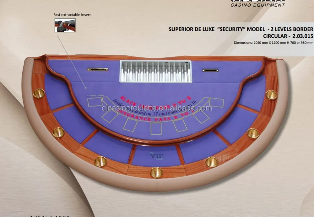 Blackjack table Casino poker table Professional Match poker table Luxury Texas Baccarat Texas Clay Iron ABS Brass Customize LED