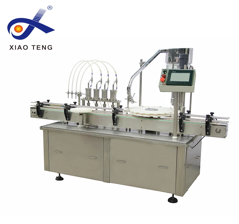 automatic olive oil bottle filling and sealing machine
