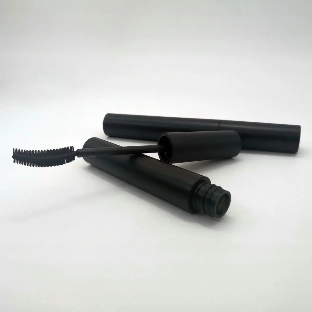 matt black 4ml empty mascara tube container with silicone tip