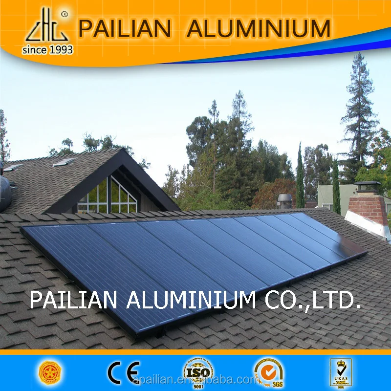Foshan aluminum manufacturer china for solar panel aluminum frame extrusion profiles