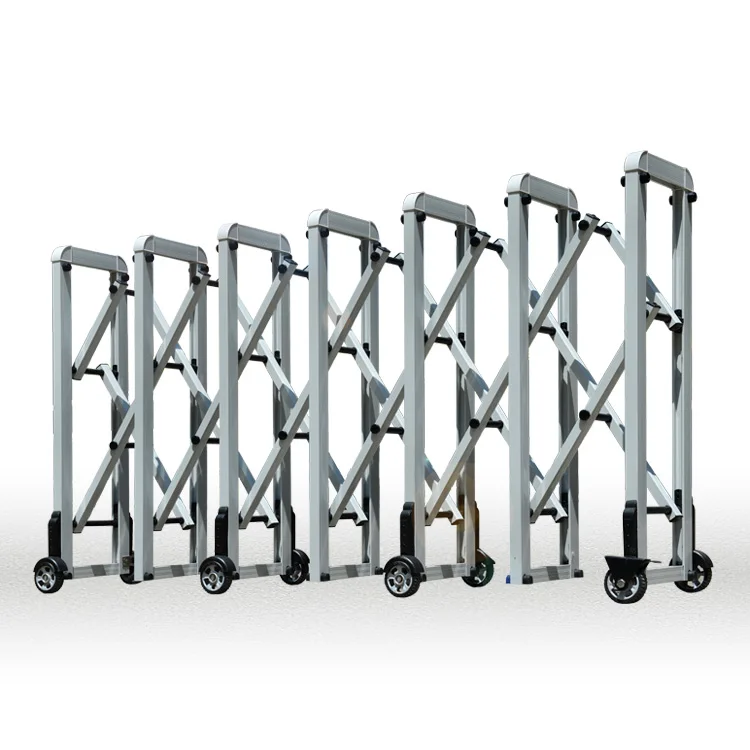 custom aluminum parking barrier road gate good price portable used automatic manual sliding barrier gate