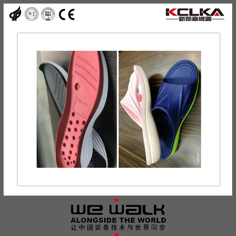 Automatic EVA Two Color Foaming Moulding Machine EVA Sole Slipper Shoe Making Machine