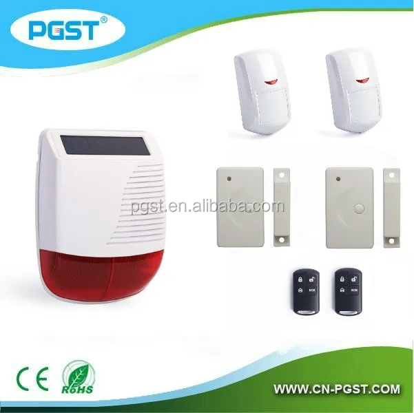 Солнечная сирена 433 мГц беспроводная сирена с солнечной энергии, CE RoHS