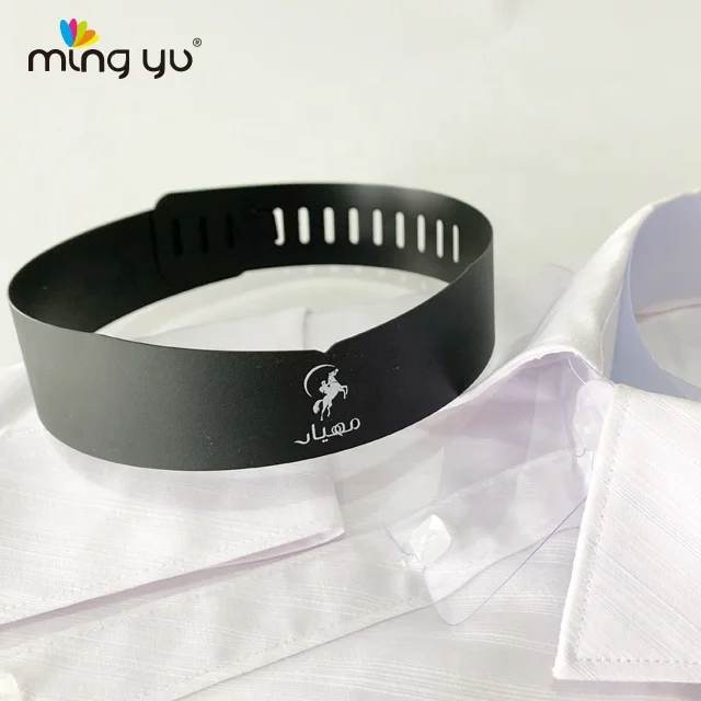 High quality Garment Packing Plastic PVC Shirt Collar Band