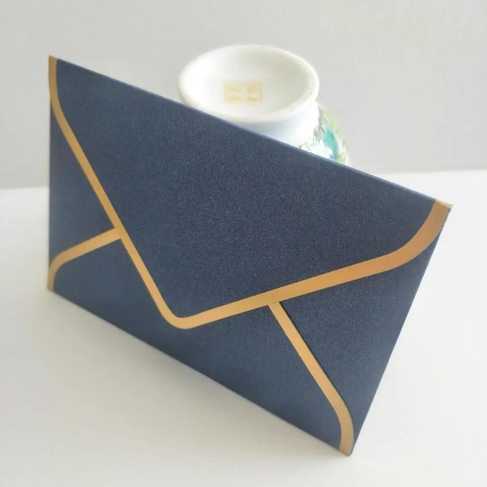 Custom design high end wedding envelopes for invitation envelopes greeting card