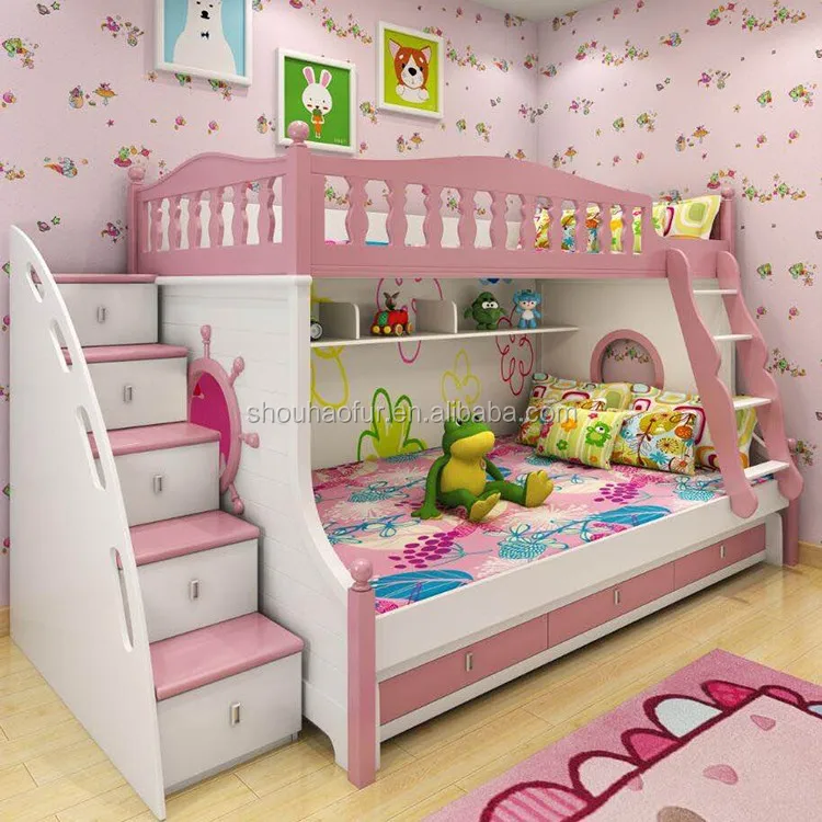 Cheap price bunk bed children bunk bed for girl and boy