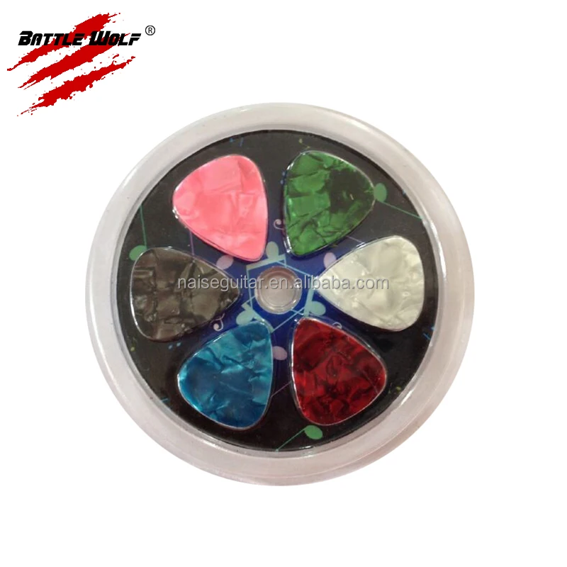 Professional 12Pcs Packaging Guitar Pick Pack Plastic