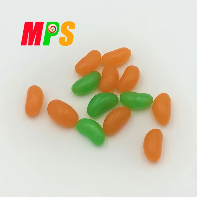 
Multi-color Jelly bean in lamp bulb jar 