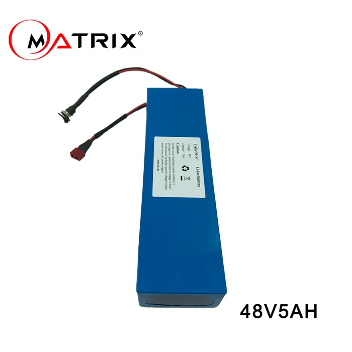 
li-ion battery 5ah 48v 13s 18650 battery pack for electric scooters 