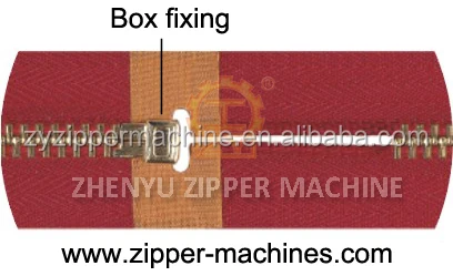 Manual  Metal Pin Box Setting Machine for ready cut zipper
