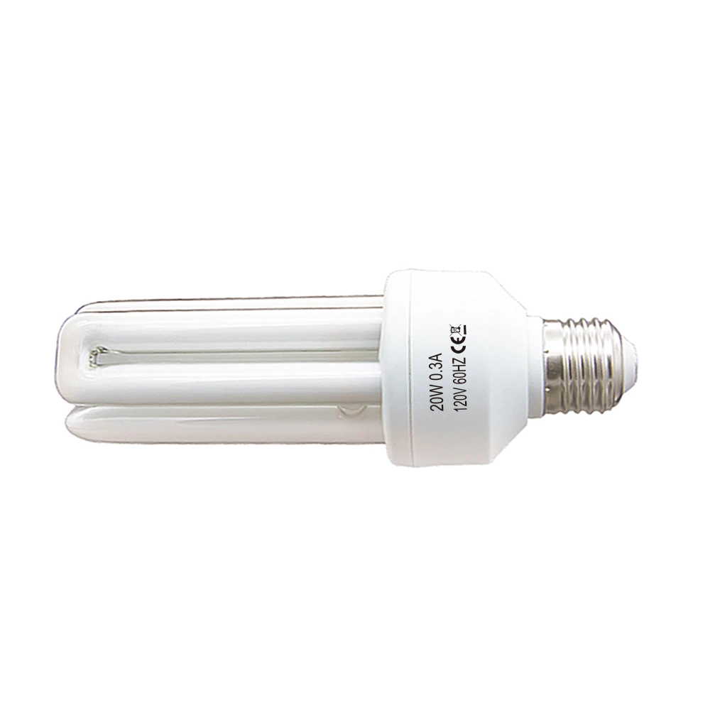 Bird application 20 watt uva uvb 2.4% lamp uv compact fluorescent bulb 8000 hours parrot light