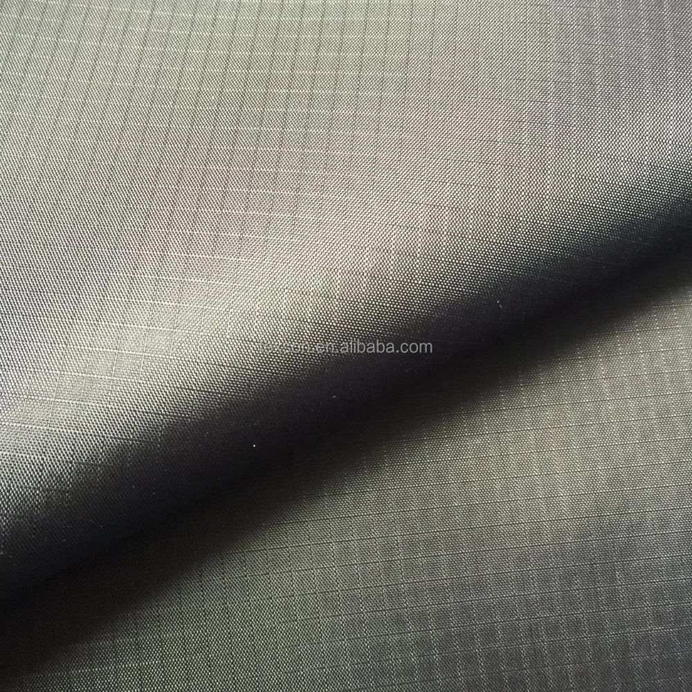 polyester taffeta ripstop 190t fabric with PU coated