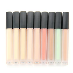 No Logo Coverage Concealer Makeup 9 Color Waterproof Private Label Liquid Concealer