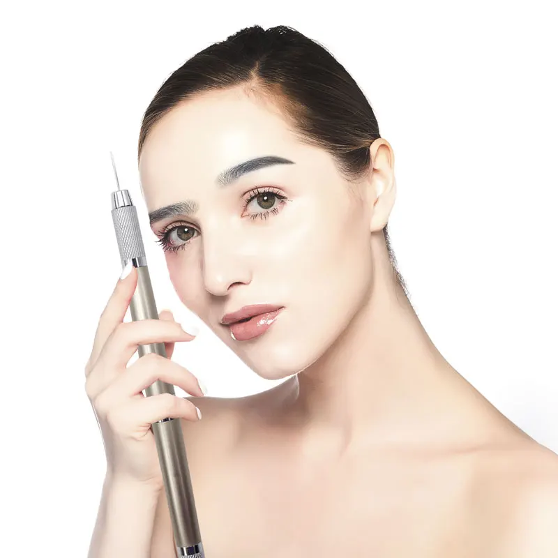 Черная 3RL ручная татуажная игла для бровей перманентный макияж 3RL туманные татуажные иглы для бровей поставка