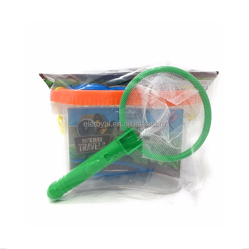 Cheap Insect Bug Adventure Set, Bug Catcher Kit for Kids with Bug Container, Bug Net,Tweezer