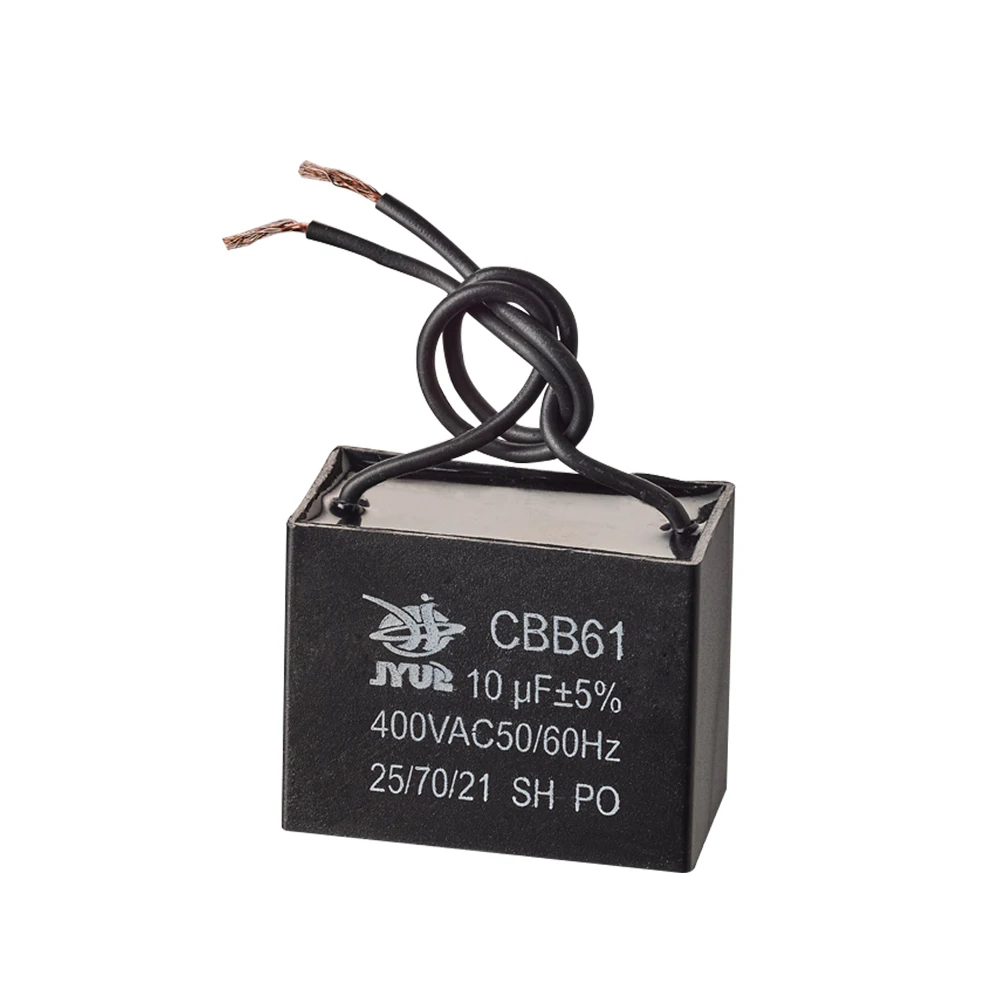  2 провода видео-телефон двери sh ac 5 мкФ 450v cbb61 Настольный Вентилятор Мотор конденсатор с алюминиевой
