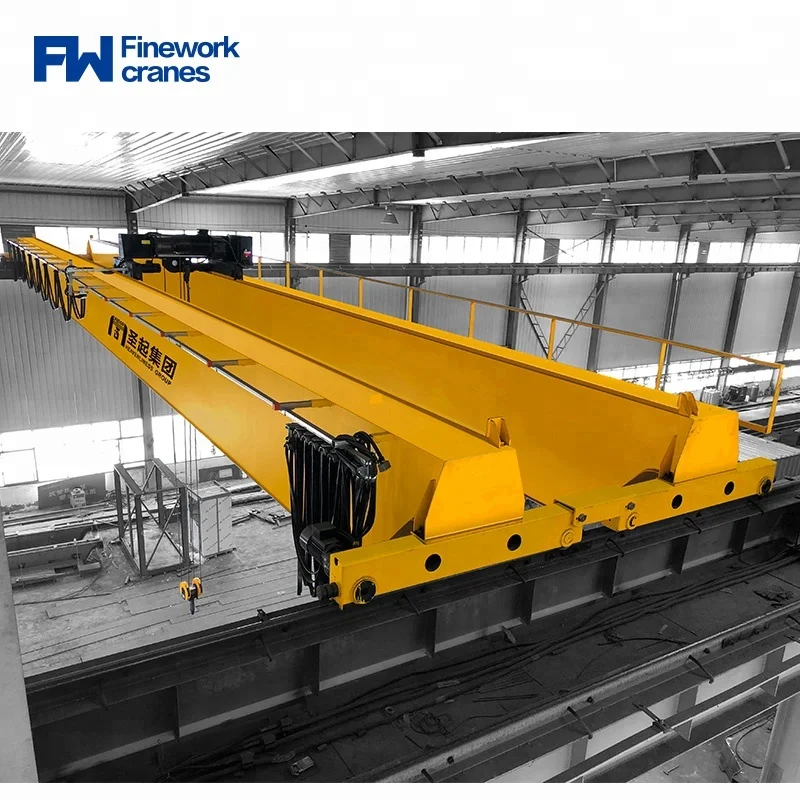 5 ton 10 ton Harga Hoist Workshop Double Girder Overhead Crane For Sale
