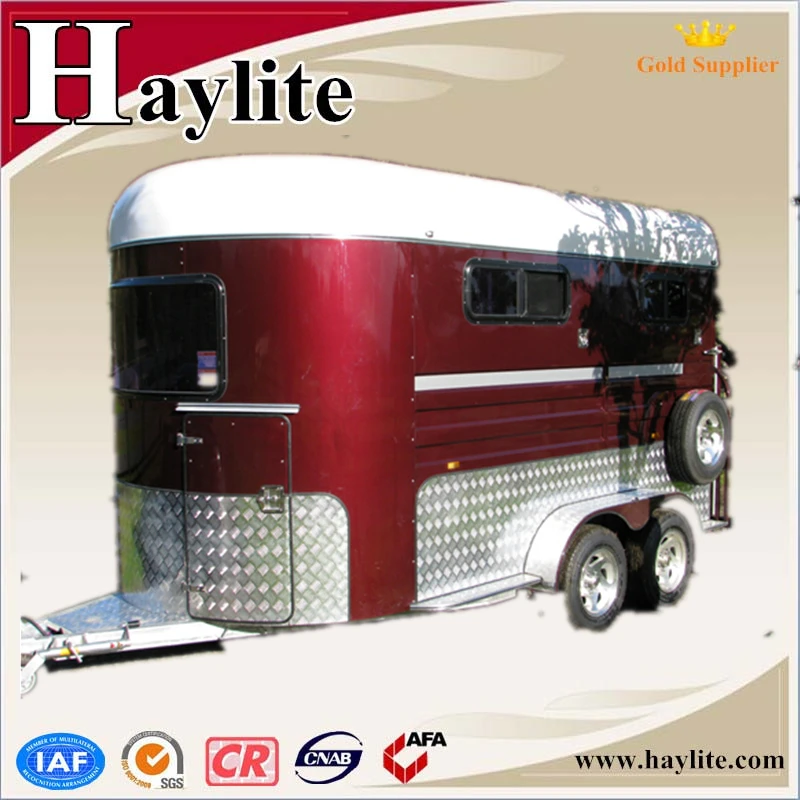 China horse box trailer with windows