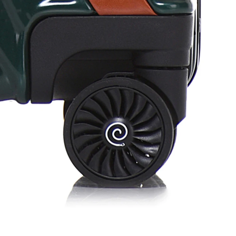 
Aluminum Suitcase Set with Hidden Compartment ABS Luggage with Quiet Wheels 