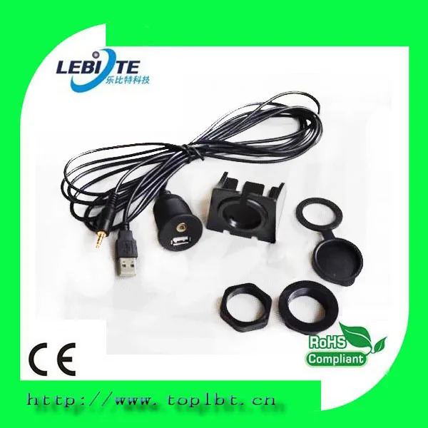 водонепроницаемый автомобиль aux аудио кабель usb кабель