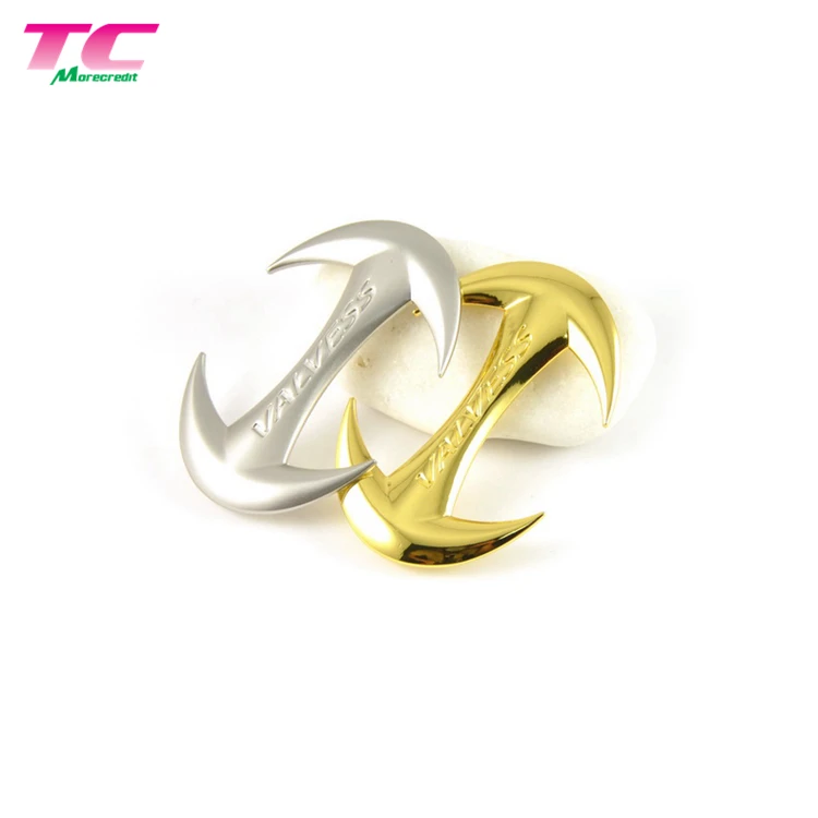 Flexible MOQ Cut Out 3D Metal Letters Logo Plate Metal Embossed Logo For HandBag Purse Wallet