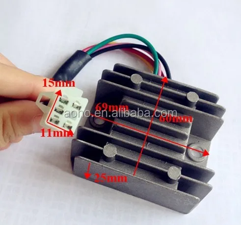 12V GY6 150CC 5 Провода регулятора для мотоцикла atv