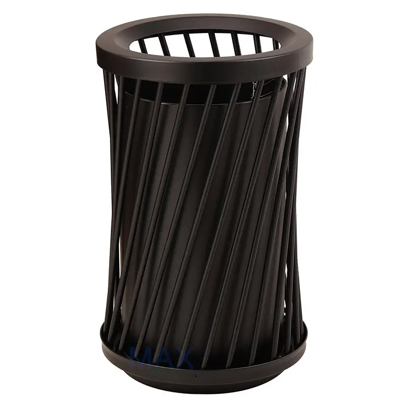 Outdoor decorative commercial trash cans for park