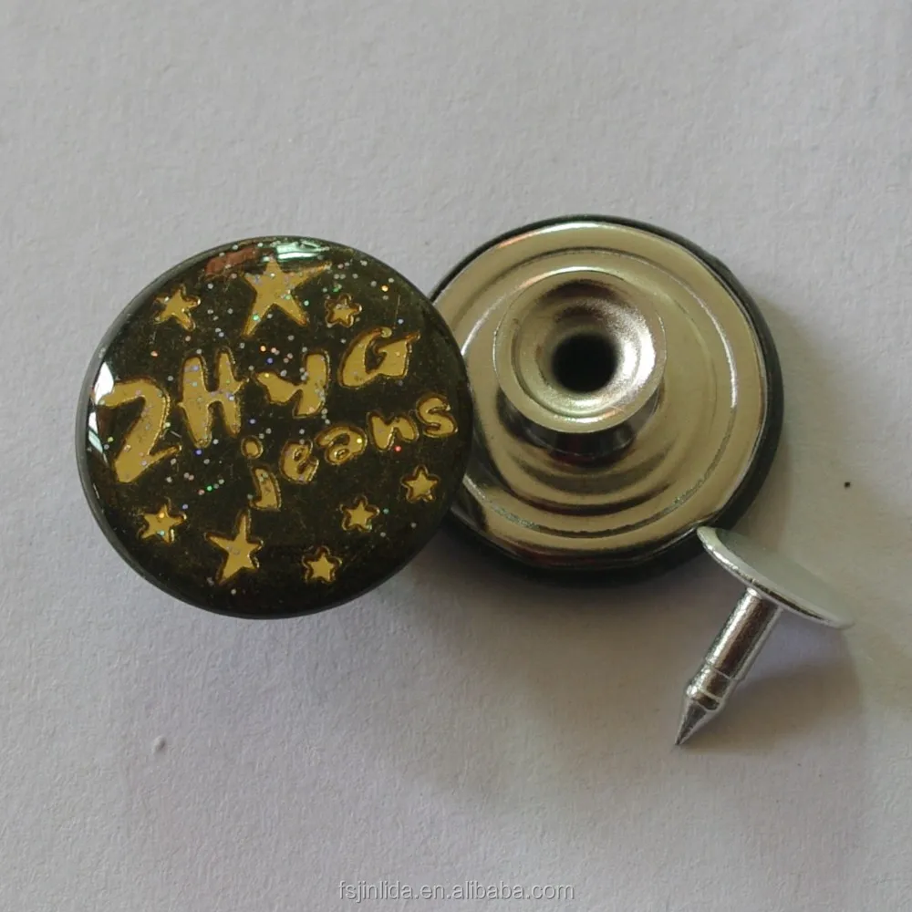 
20mm metal denim button 