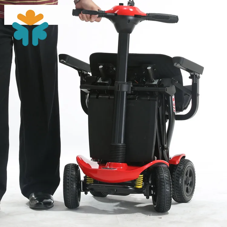Lightweight remote foldable  Power Mobility Disabled old people scooters for sale