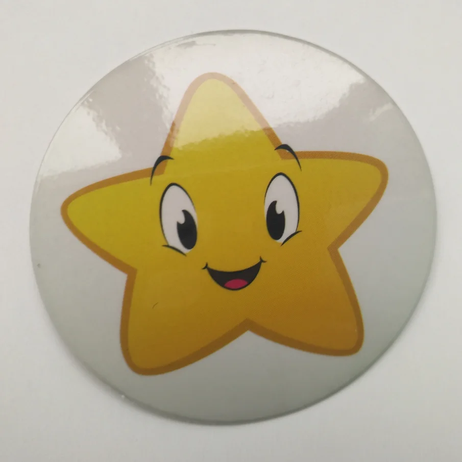
custom printing temperature sensitive color changing sticker 