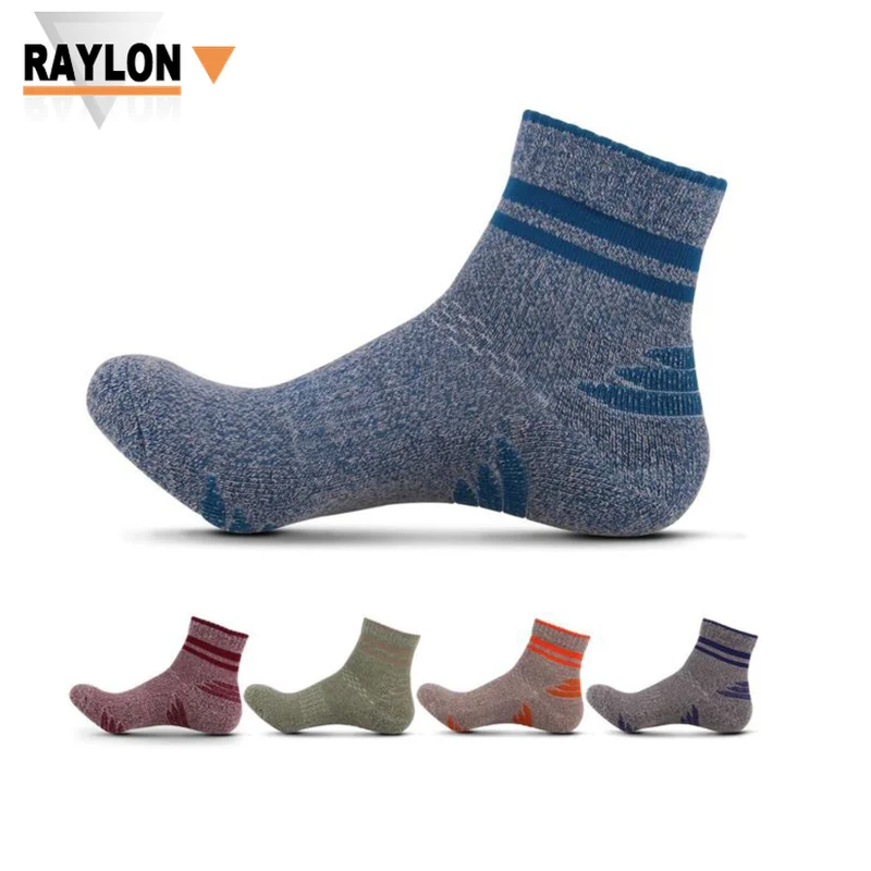 RL-0014 Лучшие спортивные носки для при потливости ног с мягким верхом; Спортивные носки махровые спортивные носки