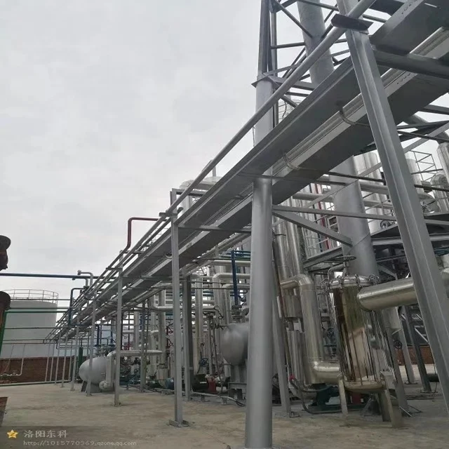 50Tons continuous tyre oil refinery machine to distill 350ppm low sulphur diesel