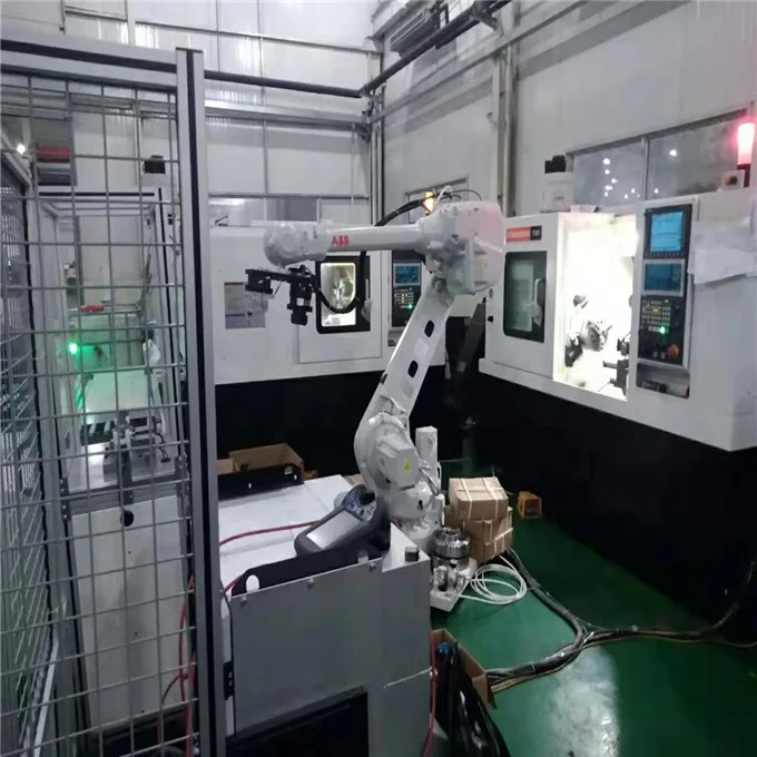 ABB Factory Automatic Palletizing Robot Palletizer Industrial Robot Packaging Line Ordinary Product Case Bearing,plc Pneumatic