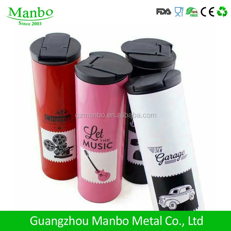 Eco Friendly Feature 16oz Food Grade Stainless Steel Vacuum Coffee Thermo Cup Warmer