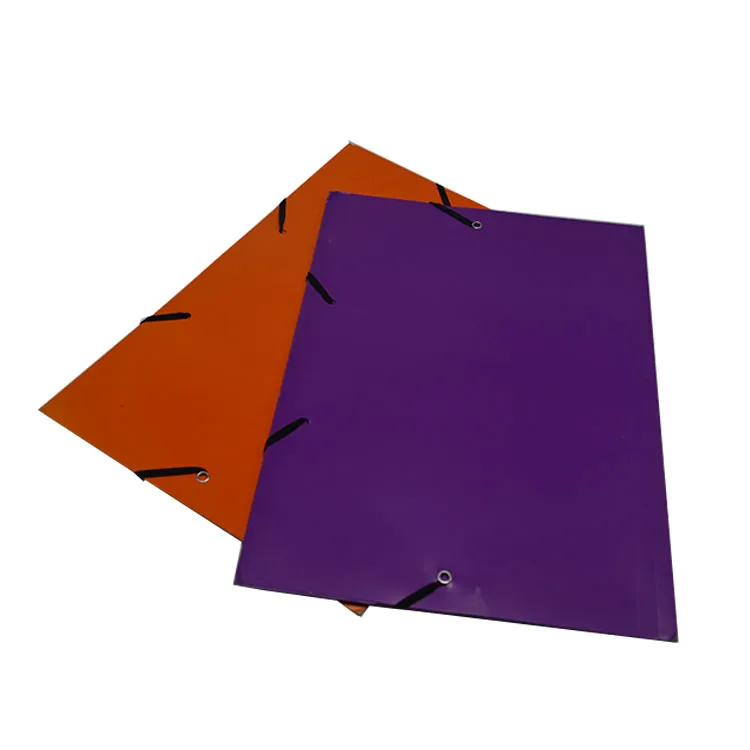 2018 popular new style paper file folder filing products elastic string file folder