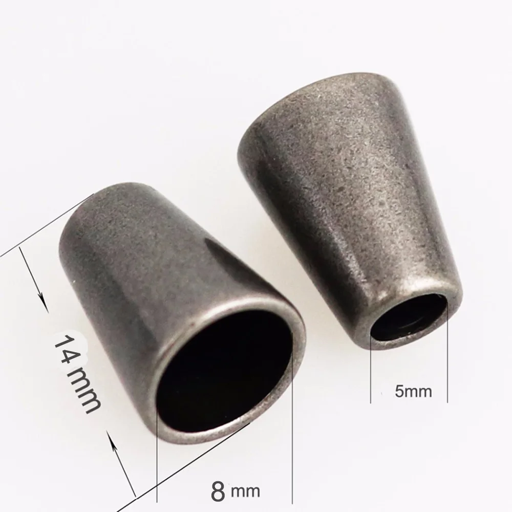 1000 шт./пакет сплав конец шнура анти серебро 5*8*14 мм металлический замок шнура для шнурком шнур фиксаторы уход за кожей лица маска Спортивная джемпер, одежда, аксессуары