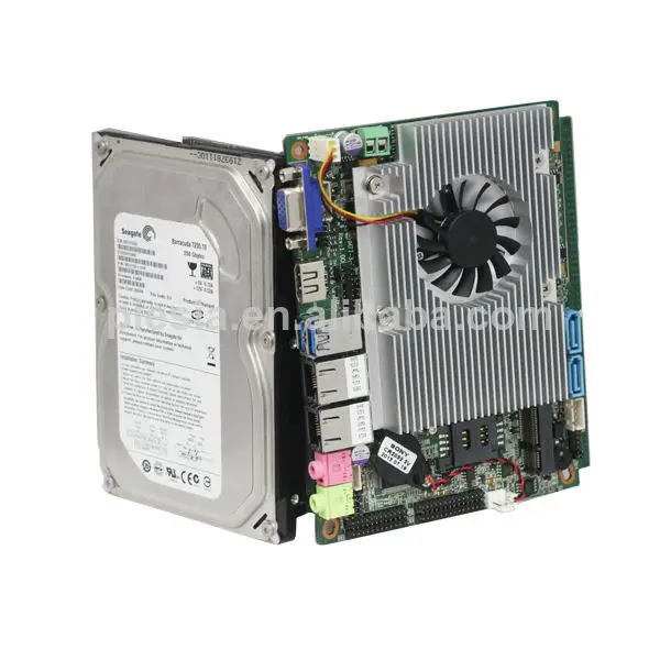 Em-itx системная плата intel чипсет hm77/qm77 с процессором i3/i5/i7 двойной канал двухъядерный