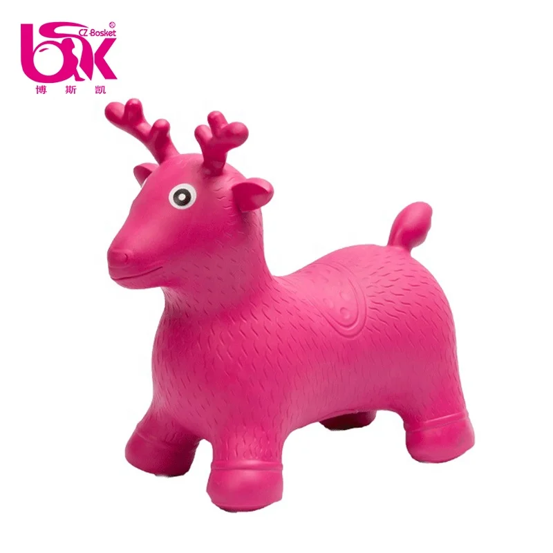 
Latest Style New Design Pvc Soft Inflatable Plastic Jumping Animal Toy for Kids 