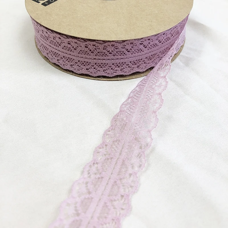 Fashion Simple 3cm Lace Decorative Bud Flower Packaging Gift Box Decoration Silk Ribbon