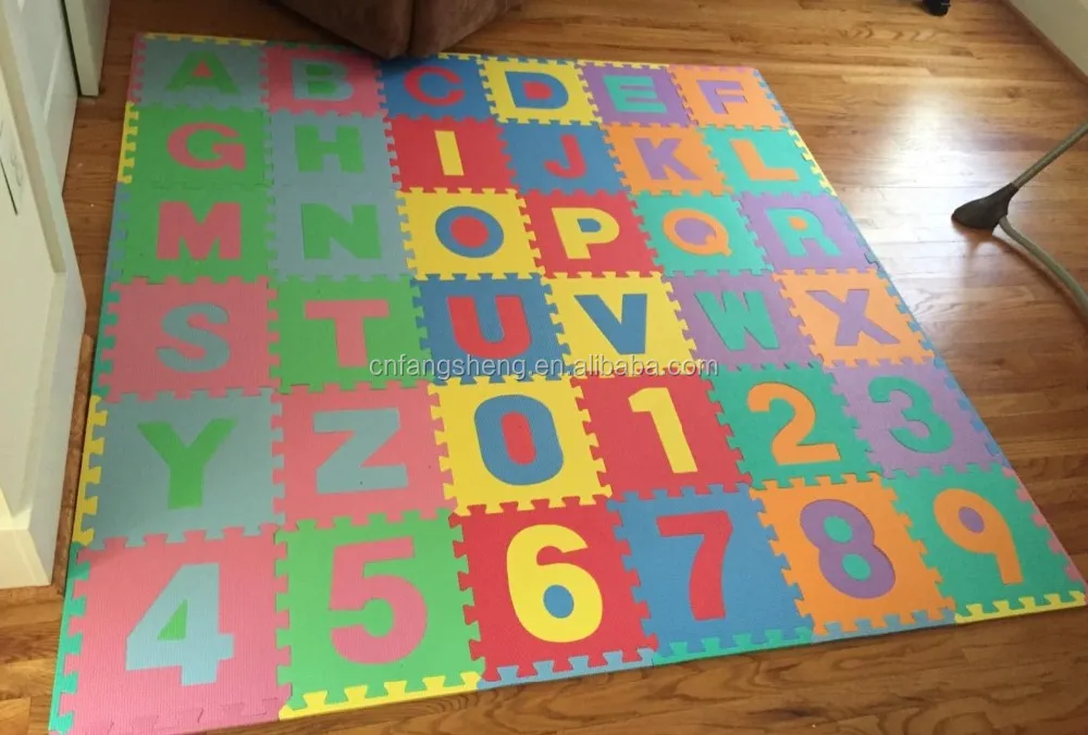 2019 Soft Foam Alphabet Baby EVA Puzzle Mat - 26 Letter and 10 numbers Set